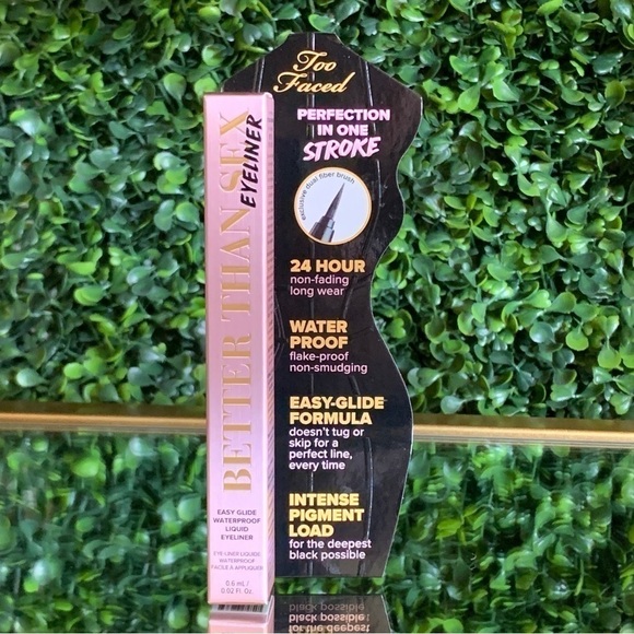 Too Faced Better Than Sex Liquid Eyeliner in Deepest Black | NEW | Waterproof - Picture 1 of 16